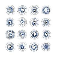 Abstract Twister Design Element Vector Set