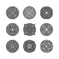 Artistic Round Ornament Vector