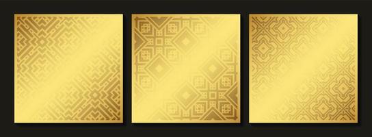 elegant golden abstract pattern background vector