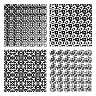 Classic Ornamental Seamless Pattern Vector Set
