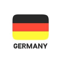 german state flag vector, german flag symbol isolated on a white background. vector