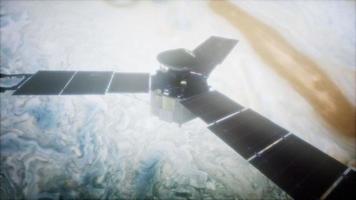 juno-satelliet in een baan om Jupiter video