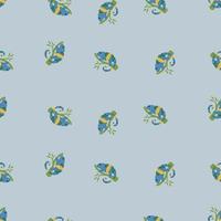 Chameleon seamless pattern. Background of tropical lizard. vector