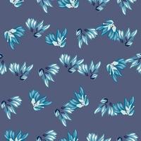 Magnolia seamless pattern. Romantic flower background. vector