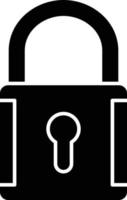 Padlock Icon Style vector