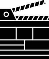 Clapper Board Icon Style vector