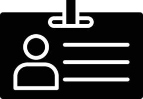 Id Card Icon Style vector