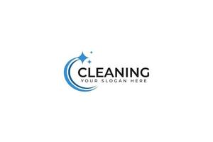Cleaning logo design vector