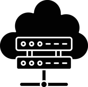 Cloud Computing Icon Style vector