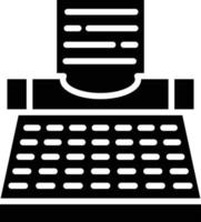 Typewriter Icon Style vector