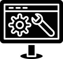 Web Optimization Icon Style vector