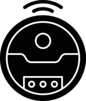 Robotic Vaccum Icon Style vector