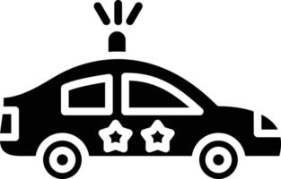Police Car Icon Style vector