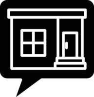 House Chat Icon Style vector