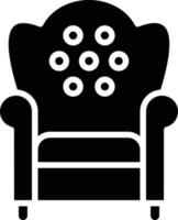 Armchair Icon Style vector