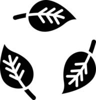 Leaf Recycle Icon Style vector