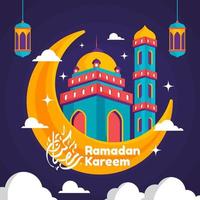 Ramadan Kareem Concept vector