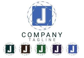 J letter new logo and icon design vector