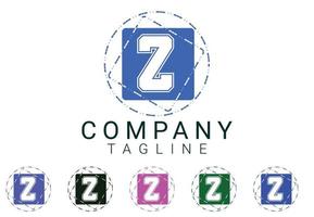 Z letter new logo and icon design vector