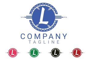 L letter new logo and icon design vector