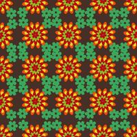 Flowers colored Pattern