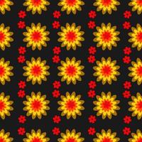 Flowers colored Pattern vector