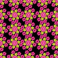 Flowers colored Pattern vector