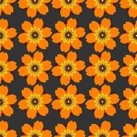 Colored Flowers Pattern vector