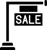 Sale Board Icon Style vector