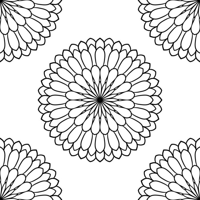 fantasy seamless pattern with ornamental mandala abstract round doodle flower background floral geometric circle 5942792 vector art at vecteezy