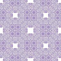 Fantasy seamless pattern with ornamental mandala. Abstract round doodle flower background. Floral geometric circle. vector
