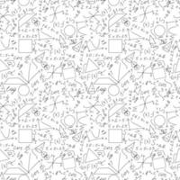 seamless mathematical pattern vector