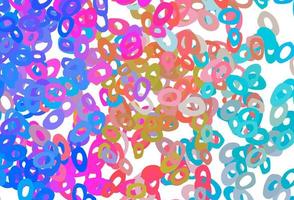 Light Multicolor, Rainbow vector cover with spots.