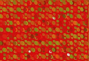 Light Green, Red vector pattern with lines, ovals.