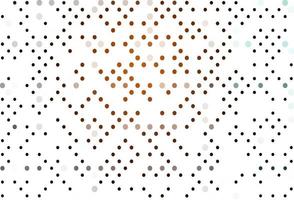 Light Orange vector template with circles.