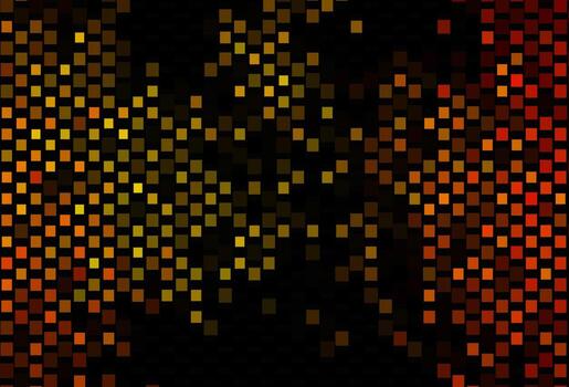 Dark Orange vector texture with rectangular style.