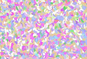 Light Multicolor, Rainbow vector template with memphis shapes.