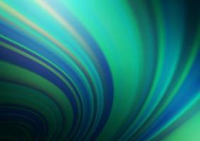 Dark Blue, Green vector blurred shine abstract background.