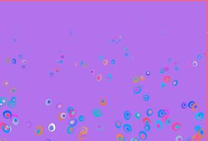 Light Multicolor, Rainbow vector layout with circle shapes.