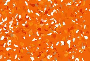 Light orange vector pattern with chaotic shapes.