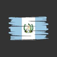 Guatemala flag brush strokes vector