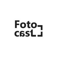 Camera focus concept with Photograph logotype vector