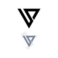 letter u d monogram logo design vector