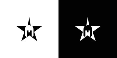 diseño moderno y elegante de estrella guerrera vector