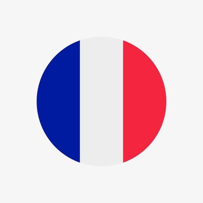 France flag pin map icon Royalty Free Vector Image