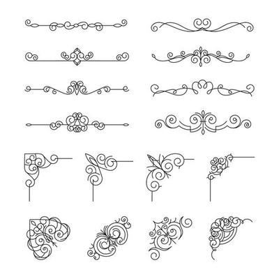 Decorative Frame Border Elements Pack