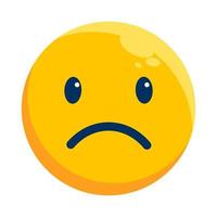 Sad Face Icon vector