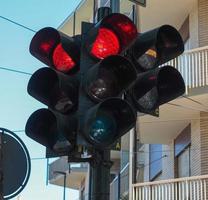 Red light traffic signal photo