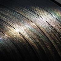 Vinyl record grooves photo