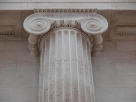 Greek ionic capital photo